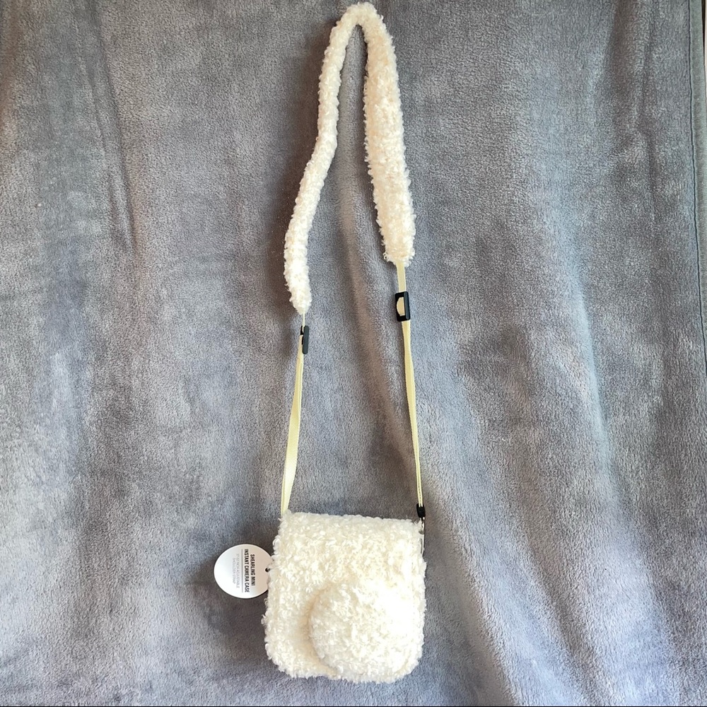 NWT Shearling Mini Instant Camera Case